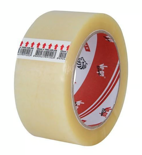Vege Aslan Şeffaf Koli Bandı 45mm x 100m