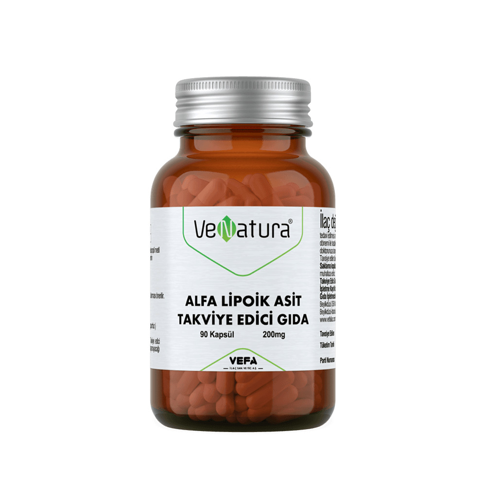 Venatura Alfa Lipoik Asit 200mg 90 Kapsül