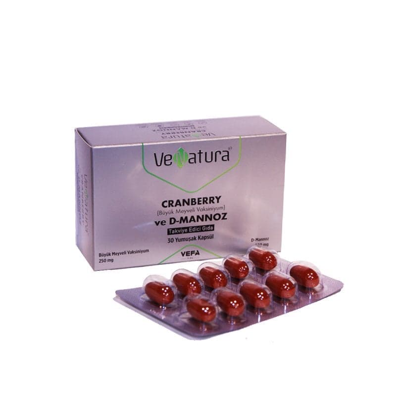 Venatura Cranberry ve D-Mannoz 30 Kapsül