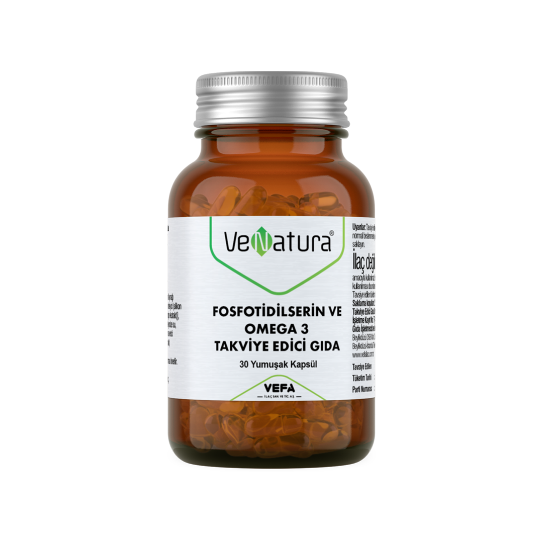 Venatura Fosfotidilserin ve Omega-3 30 Yumuşak Kapsül