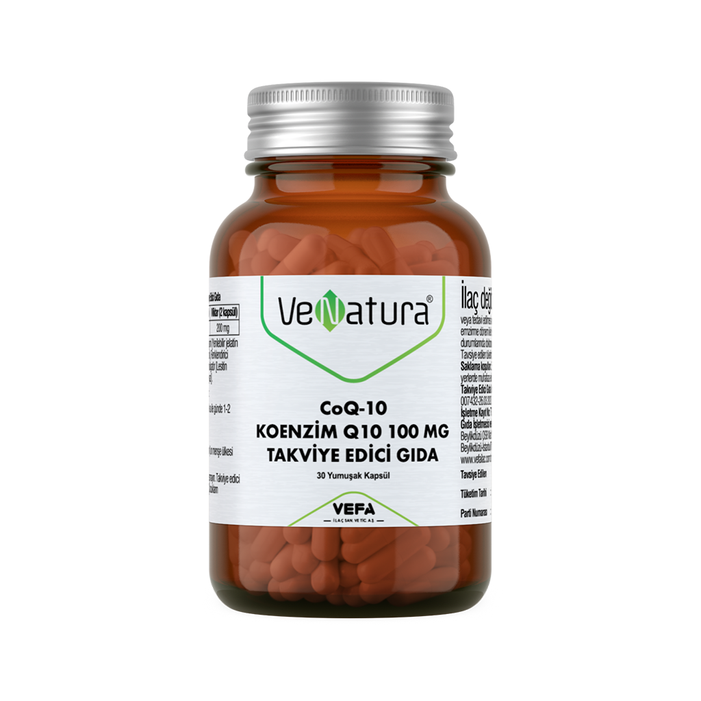 Venatura Koenzim Q10 100mg 30 Yumuşak Kapsül