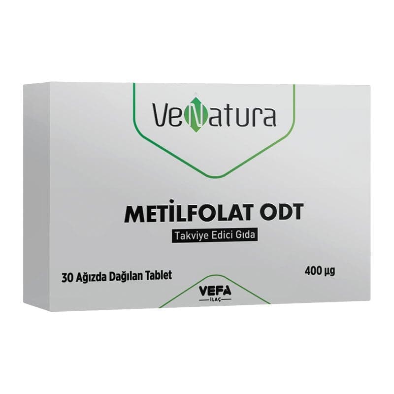Venatura Metilfolat Odt 30 Ağızda Dağılan Tablet
