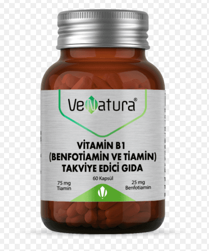 Venatura Vitamin B1 (Benfotiamin ve Tiamin) 60 Kapsül