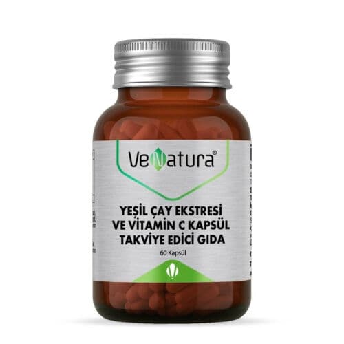 VeNatura Yeşil Çay Ekstresi Ve Vitamin C 60 Kapsül