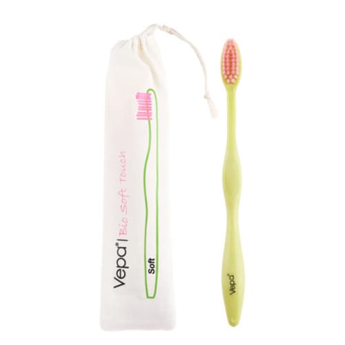 Vepa Bio Soft Touch Ahşap Yetişkin Diş Fırçası Keseli Ambalaj