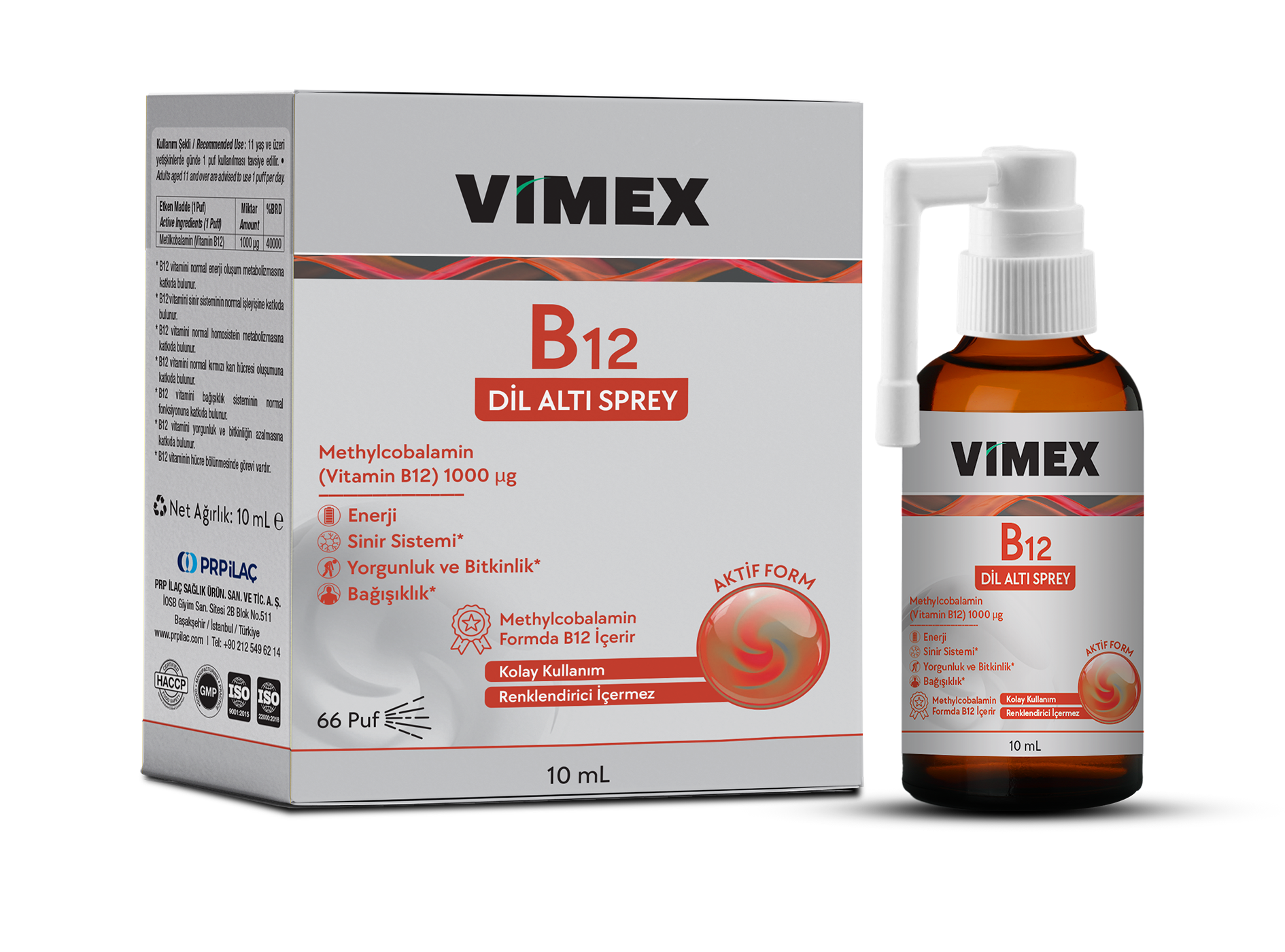 Vimex B12 1000mcg Sprey 10ml