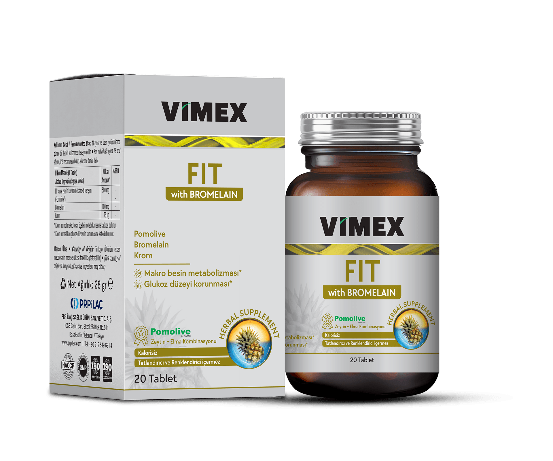 Vimex Fit with Bromelain 20 Tablet