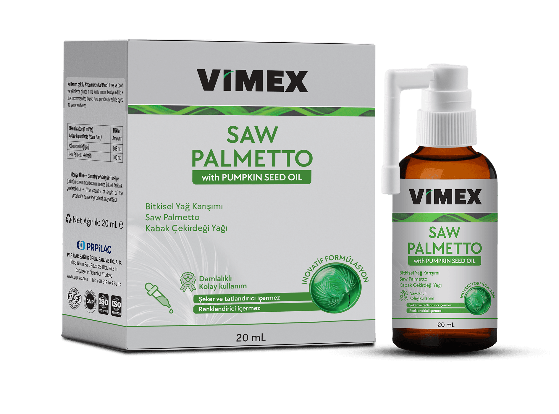 Vimex Saw Palmetto 20 ml Damla