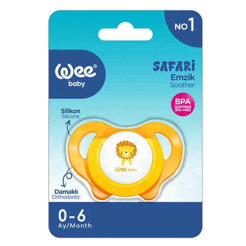 Wee Baby Damaklı Safari Emzik 0-6 Ay 946