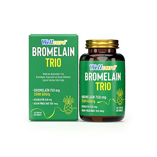 Wellcare Bromelain Trio 60 Tablet