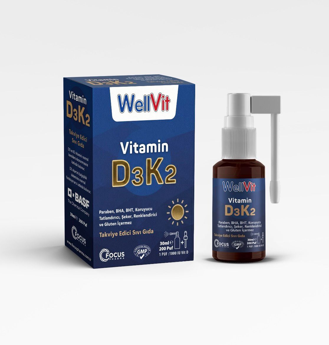 Wellvit Vitamin D3 K2 30ml