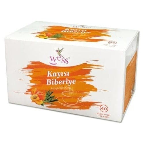 Wess Kayısı Biberiye Karışık Bitki Çayı 40 Süzen Poşet