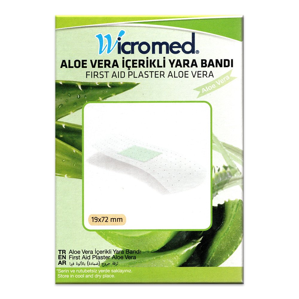 Wicromed Aloe Vera Yara Bandı 10 Adet