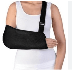 Wicromed Kol Askısı Sünger Kemerli Siyah -XL-