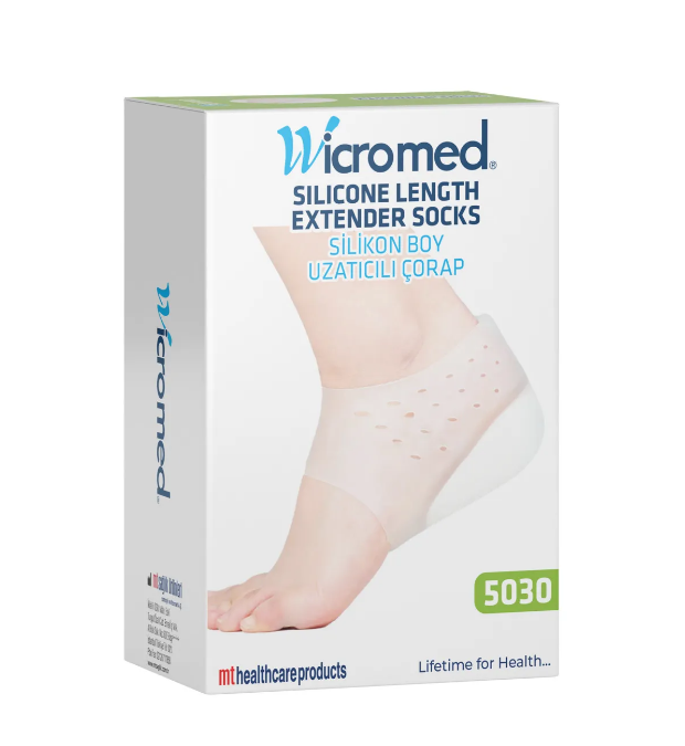 Wicromed Silikon Boy Uzatıcı Çorap 2,5 cm
