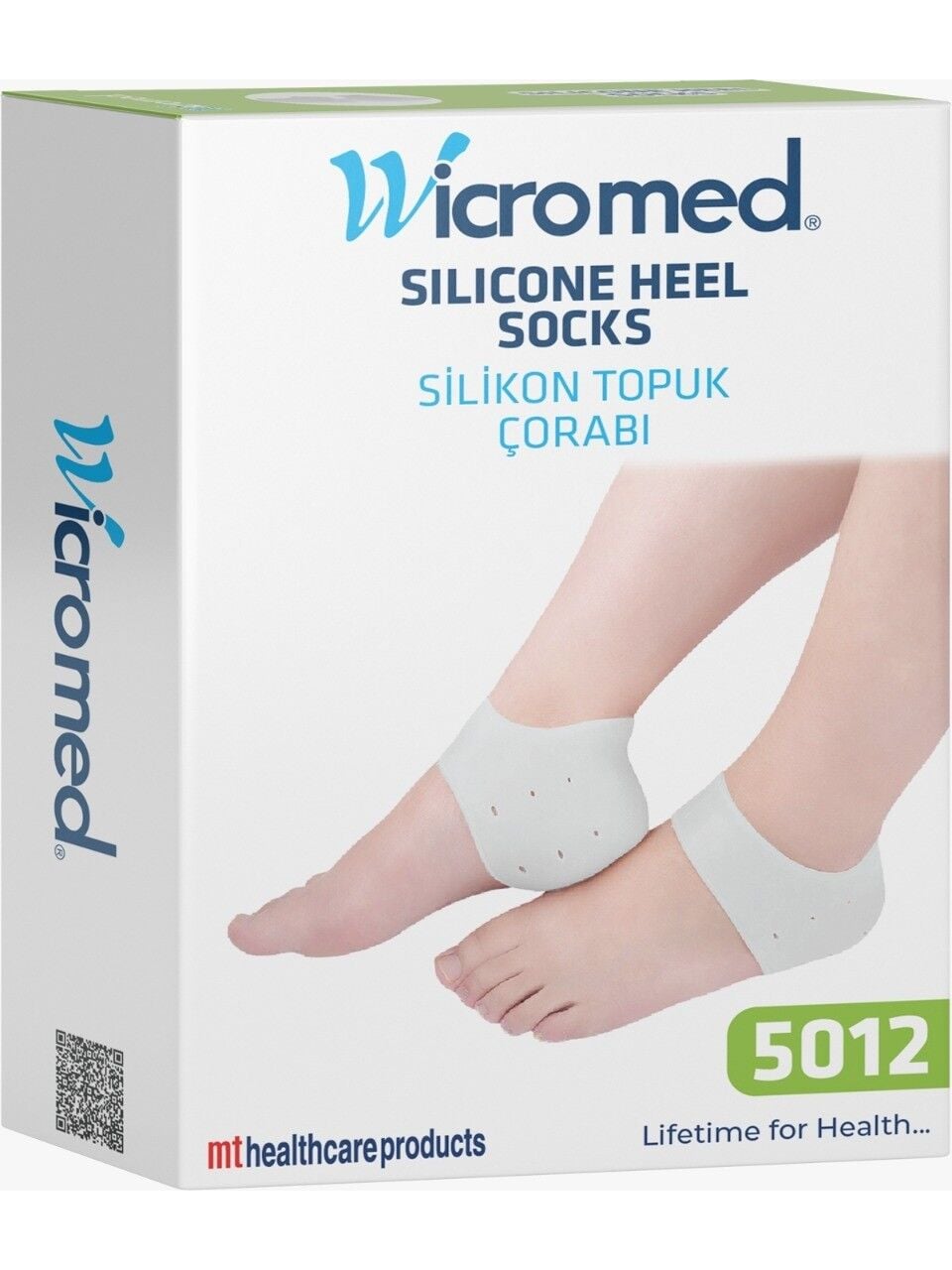Wicromed Silikon Topuk Çorabı