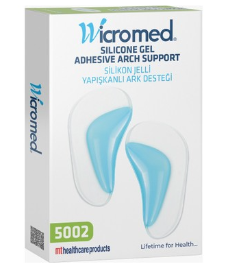 Wicromed Silikon Jelli Yapışkanlı Ark Desteği 5002