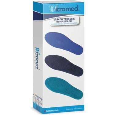 Wicromed Silikon Ortopedik Tabanlık Kumaş Kaplı No:4