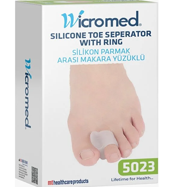 Wicromed Silikon Parmak Arası Makara Yüzüklü