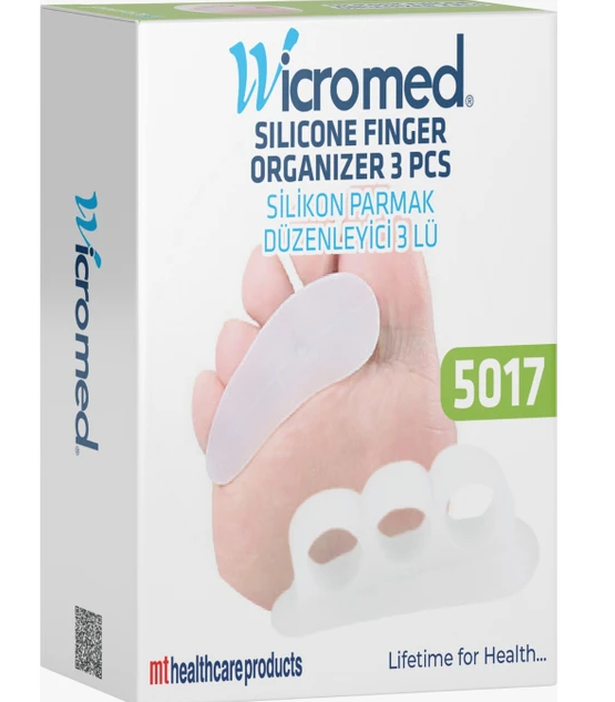 Wicromed Silikon Parmak Düzenleyici 3'lü