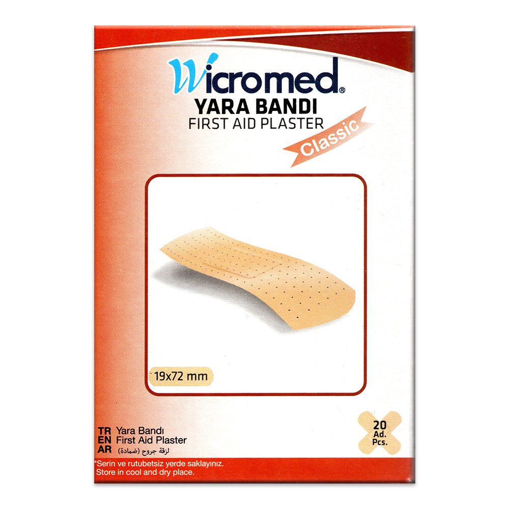 Wicromed Standart Yara Bandı 20 Adet