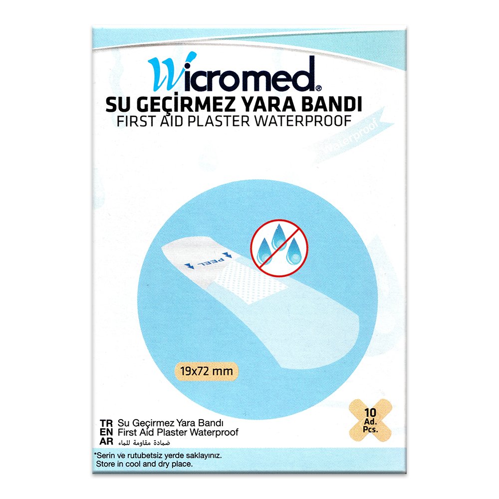 Wicromed Su Geçirmez Yara Bandı 10 Adet