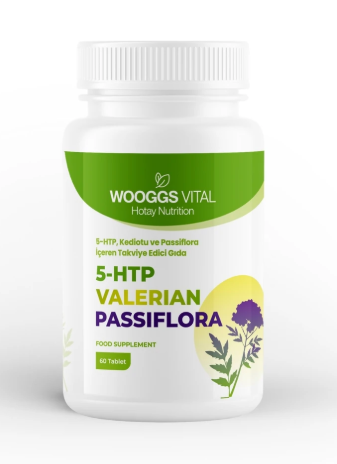 Wooggs Vital 5-Htp valerian Passiflora 60 Tablet