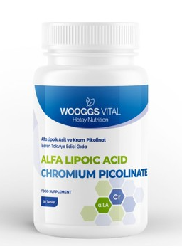 Wooggs Vital Alfa Lipoic Acid Chromium Picolinate 60 Tablet