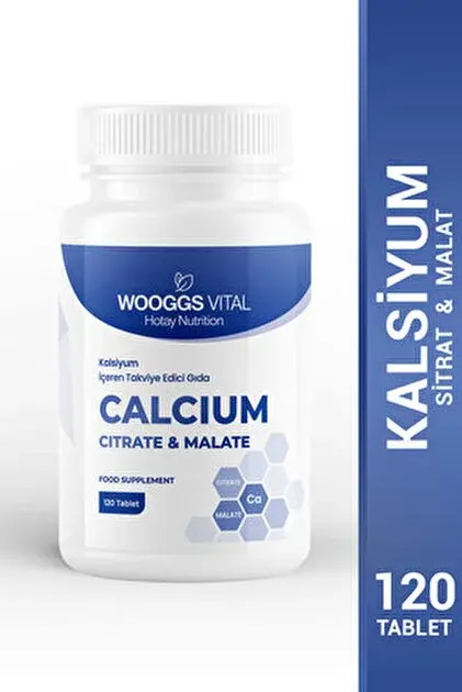 Wooggs Vital Calcium 120 Tablet