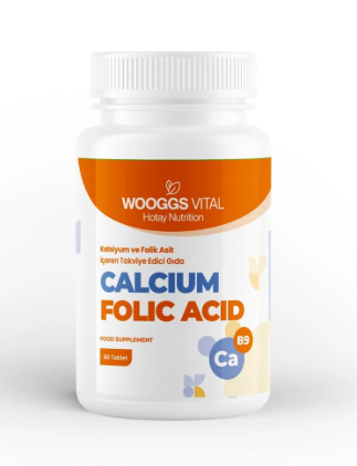 Wooggs Vital Calcium Folic Acid 60 Tablet