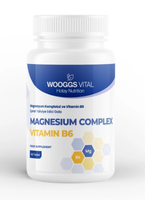 Wooggs Vital Magnesium Citrate Vitamin B6 120 Tablet