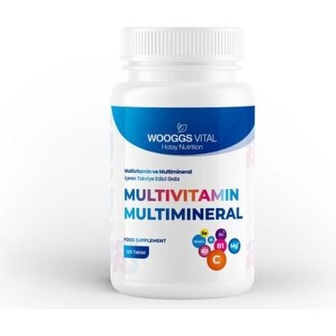 Wooggs Vital Multivitamin ve Multimineral 120 Tablet