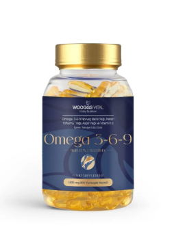 Wooggs Vital Omega 3-6-9 1300 mg Norveç Balık Yağı 200 Yumuşak Kapsül