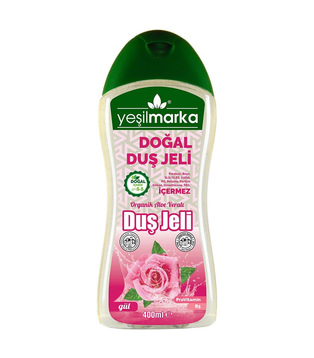 Yeşilmarka Doğal Duş Jeli 400ml Gül
