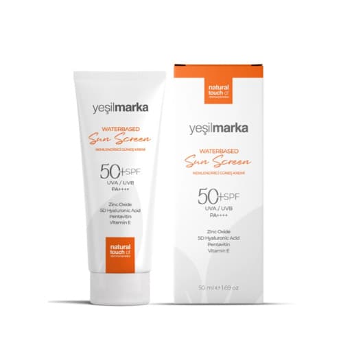 Yeşilmarka Su Bazlı Nemlendirici Güneş Kremi 50+Spf 50 ml