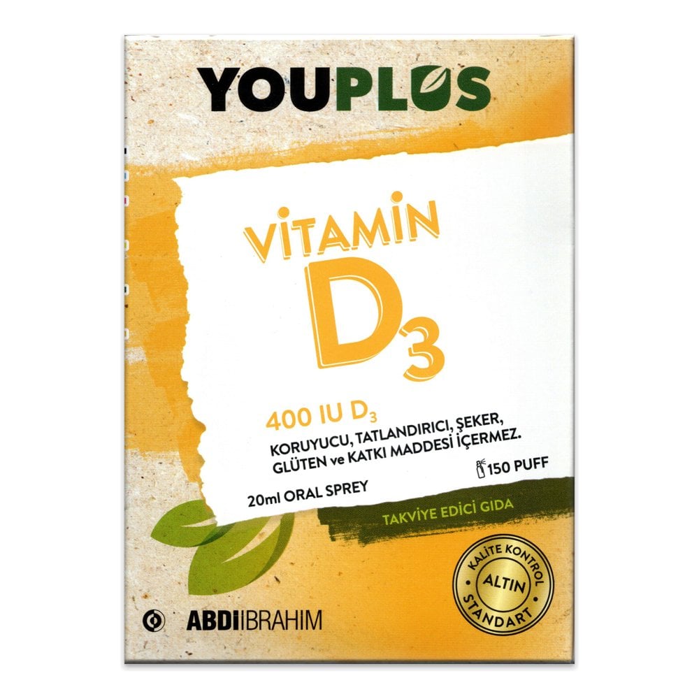 Youplus Vitamin D3 400 IU 20ml Sprey