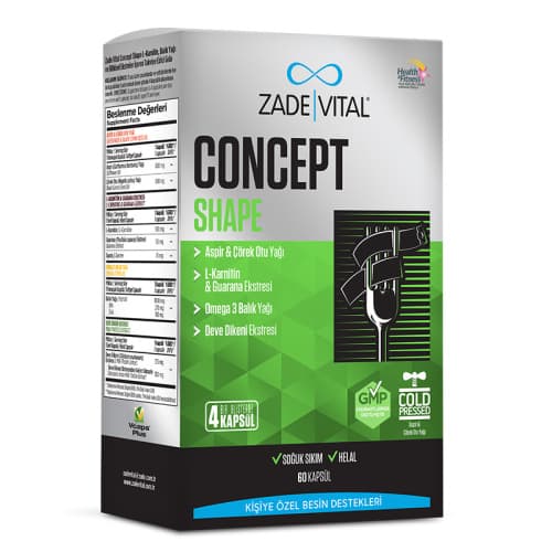 Zade Vital Concept Shape 60 Kapsül