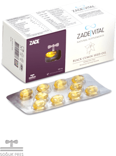 Zade Vital Çörek Otu Yağı 60 Yumuşak Kapsül Blister Ambalaj