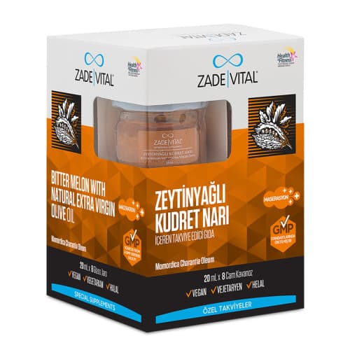 Zade Vital Zeytinyağlı Kudret Narı 20 ml x 8 Cam Kavanoz