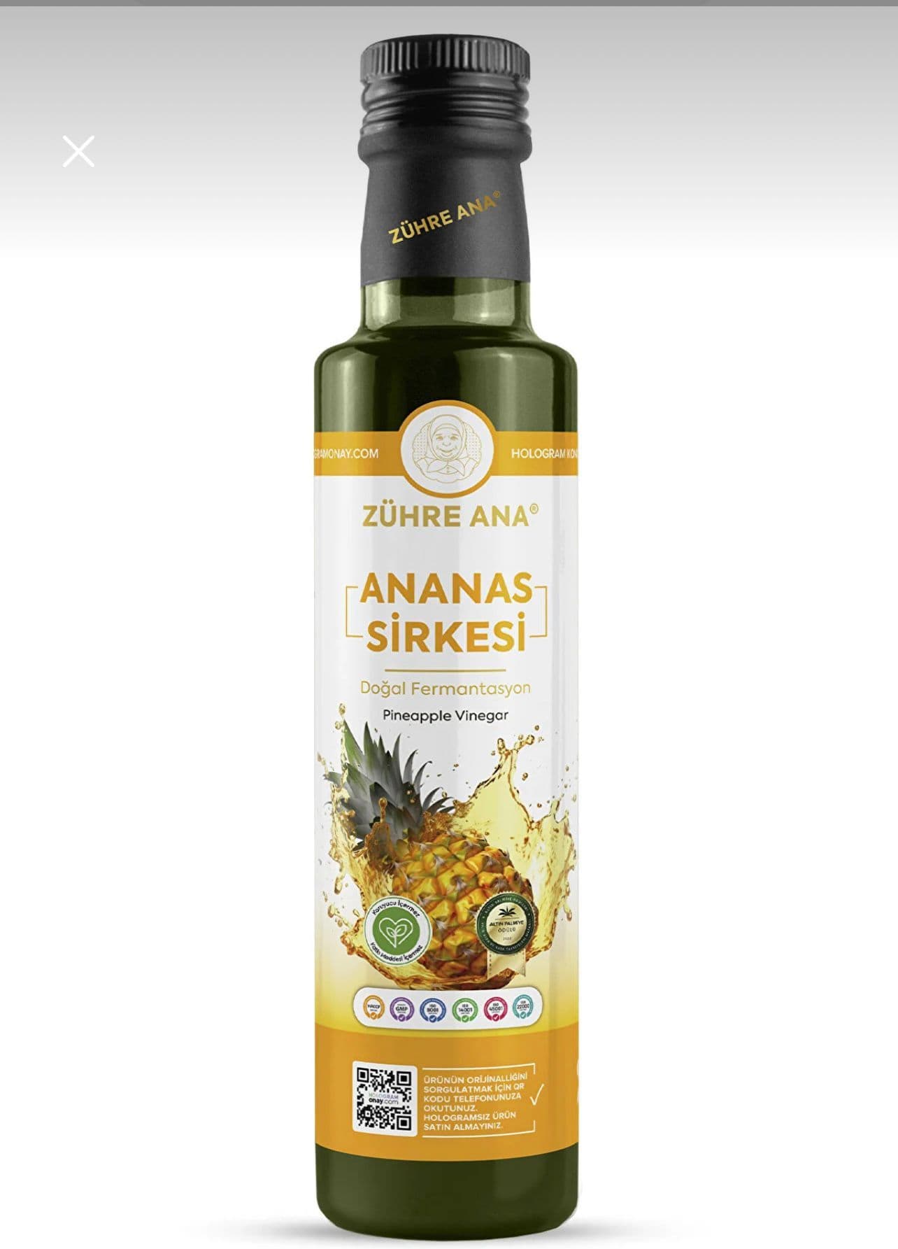 Zühre Ana Ananas Sirkesi 500 ml