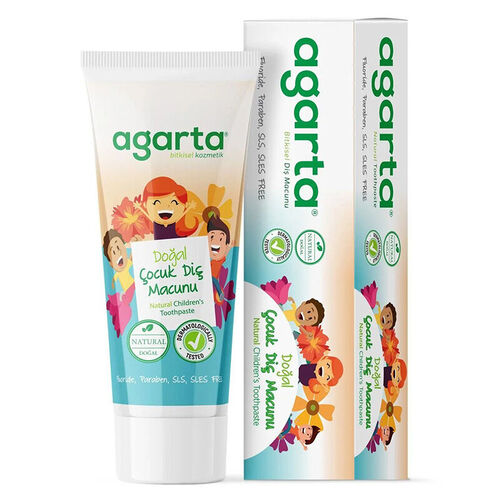 Agarta Doğal Çocuk Diş Macunu Çilekli 75 ml - Görsel 2