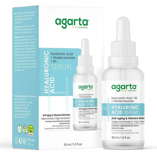Agarta Hyaluronic Acid Serum Yaşlanma Karşıtı & Yoğun Nemlendirici 30 ml - Görsel 2