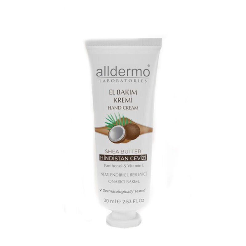 Alldermo El Bakım Kremi Hindistan Cevizi 30 ml