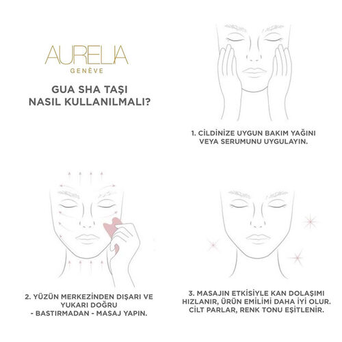 Aurelia Geneve Kelebek Gua Sha Taşı - Siyah Bien - Görsel 4
