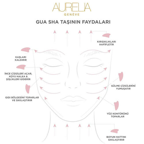 Aurelia Geneve Rose Quartz Wing Gua Sha - Görsel 2
