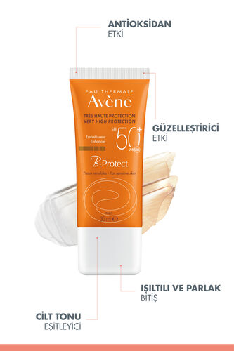 Avene B-Protect SPF50+ Ton Eşitlemeye Yardımcı Renkli Yüz Güneş Kremi 30 ml - Görsel 4