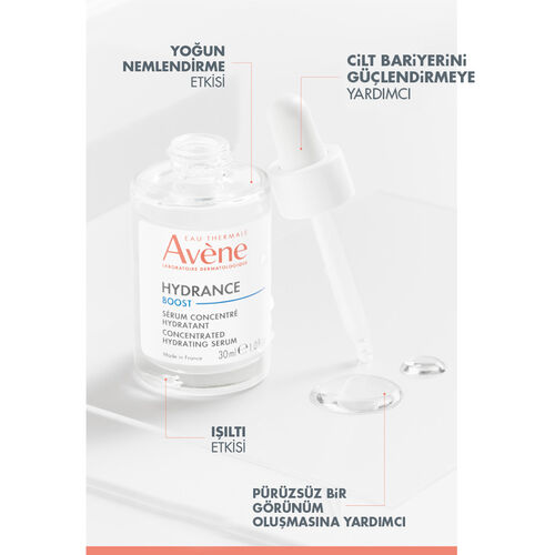Avene Hydrance Boost Hyaluronik Asit ve Niasinamid İçeren Konsantre Nemlendirici Serum 30 ml - Görsel 4