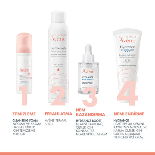 Avene Hydrance Light SPF30 Kuru ve Karma Ciltler için Güneş Korumalı Nemlendirici Krem 40 ml - Görsel 3