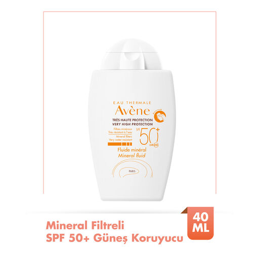 Avene Mineral Fluid SPF 50+ Hassas Ciltler İçin Ultra Hafif Güneş Kremi 40 ml - Görsel 2