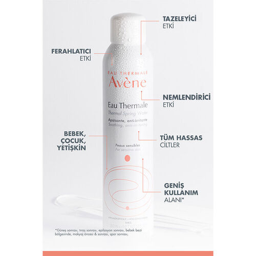 Avene Thermal Su 300 ml + Avene Termal Su 50ml Set - Görsel 2